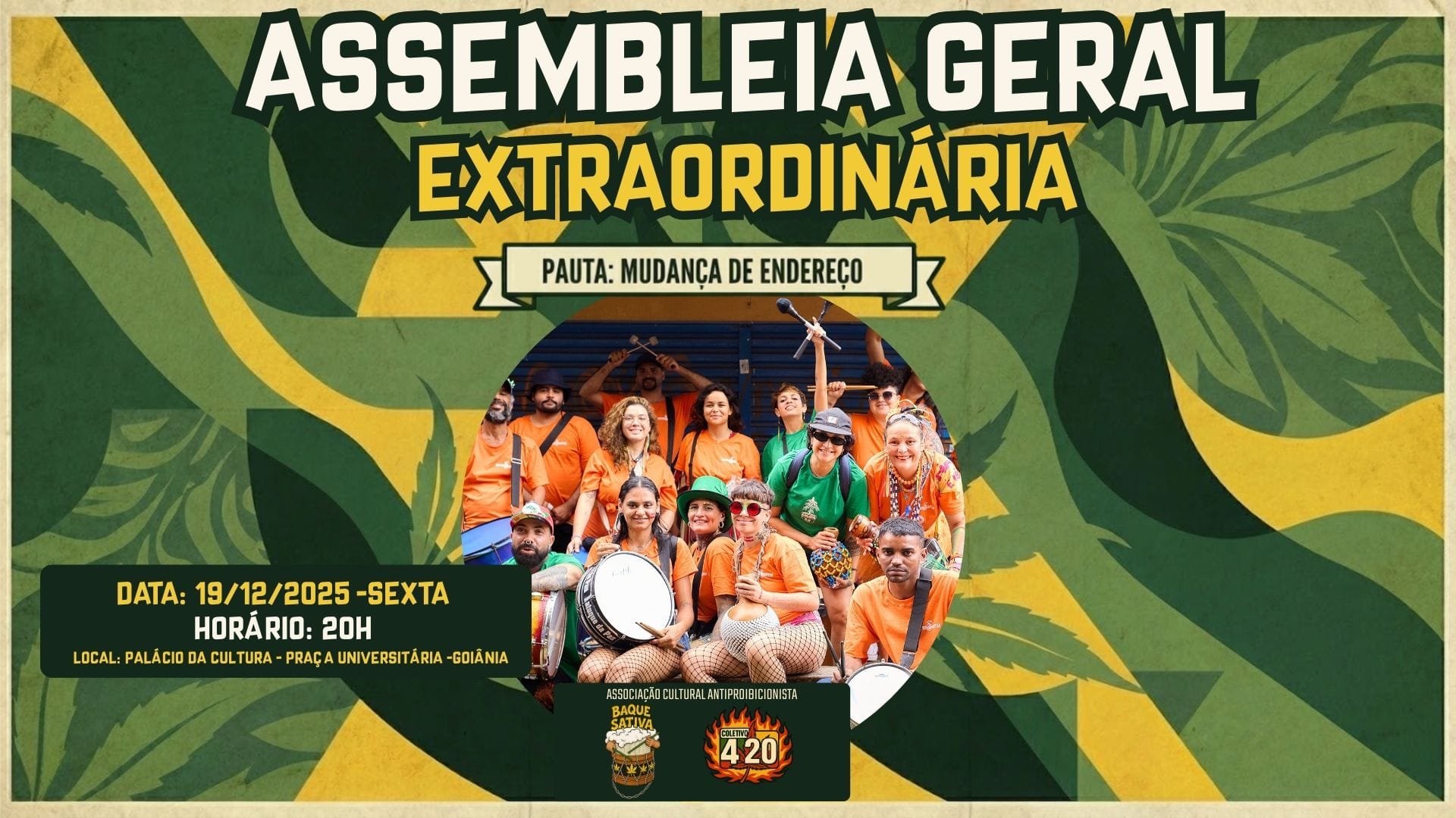 assembleia extraordinaria mudanaca endereço