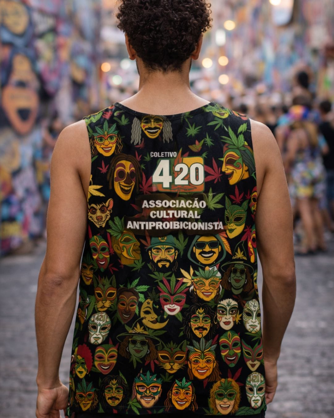 Camiseta Abadá Bloco Sativa 2026 - Regata - Imagem 3