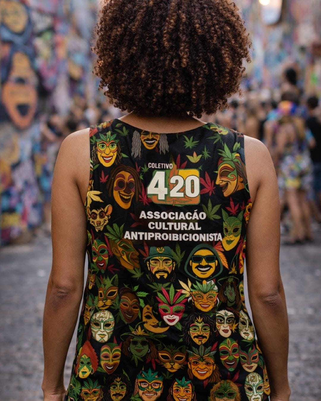 Camiseta Abadá Bloco Sativa 2026 - Regata - Imagem 4