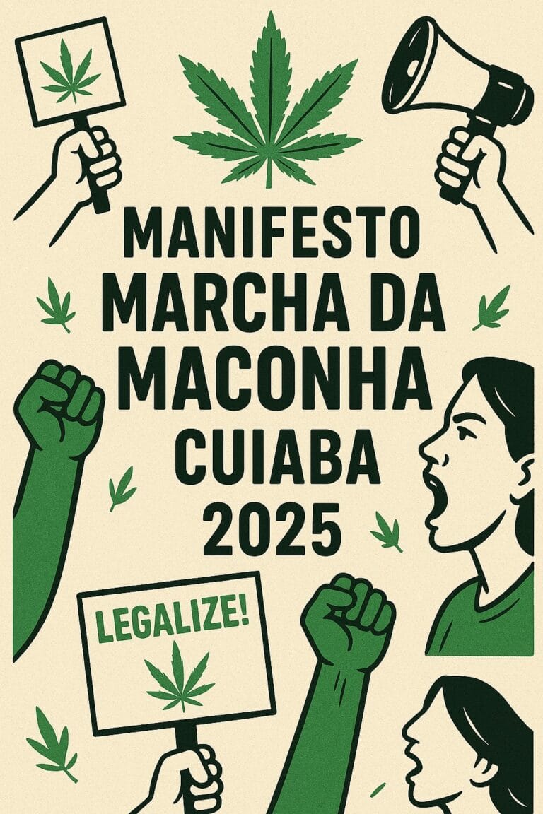Manifesto para a Marcha da Maconha – Cuiabá 2025