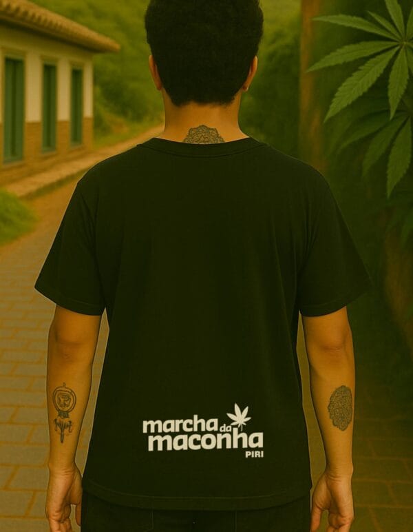 Camiseta Marcha de Piri 2025 - Preta - Imagem 2