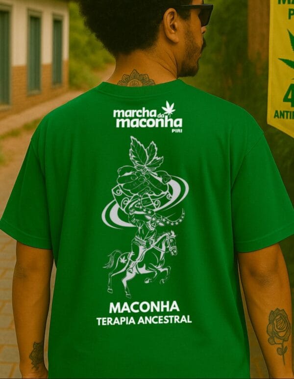 Camiseta Marcha de Piri 2025 - Verde - Imagem 2