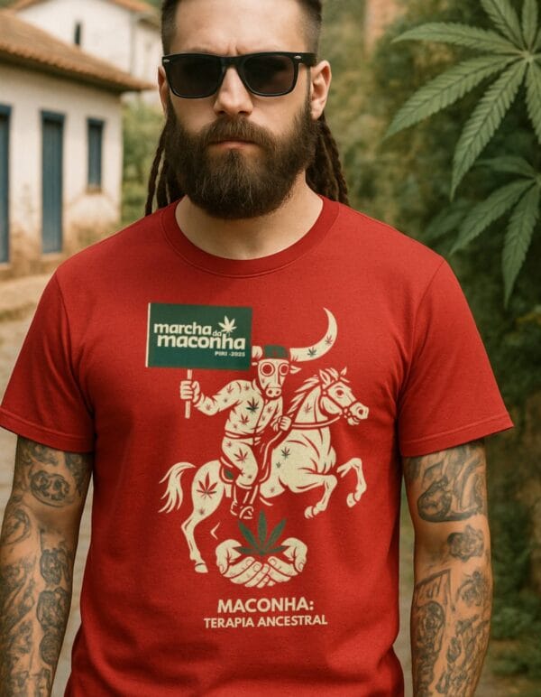 Camiseta Marcha de Piri 2025 - Vermelha