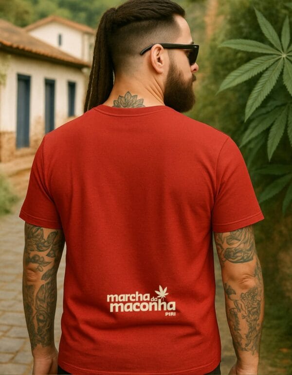 Camiseta Marcha de Piri 2025 - Vermelha - Imagem 2